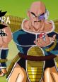 Nappa from "Dragon Ball Z Abridged," showcasing iconic armor and holding a Poké Ball, ready for battle.