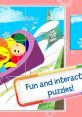 Colorful puzzle scene featuring cheerful characters, perfect for kids in the "Narrator (BabyFirst Christmas Activity Book).