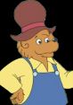 Papa Bear from The Berenstain Bears, wearing a hat and overalls, showcasing a friendly and approachable demeanor.