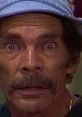 Surprised expression of Seu Madruga, a beloved character from the classic show "Chaves," known for his humorous antics.