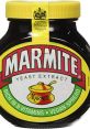 Marmite yeast extract jar, rich in B vitamins, popular vegan spread known for its unique taste and high nutritional value.