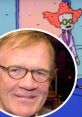 Jack Riley as the voice of Stu Pickles in Rugrats, showcasing his iconic character and memorable hairstyle.
