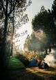 Camp The crackling of the campfire creates a symphony of warmth and comfort, as the flames dance and flicker in the
