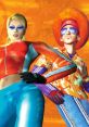 Characters from SSX Tricky showcase vibrant outfits and sunglasses against a colorful, winter-themed background.