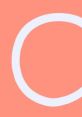 Abstract design featuring a white circle on a coral background, perfect for a calming slofi aesthetic.