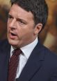 Matteo Renzi delivers a speech, showcasing his leadership and political influence in a formal setting.