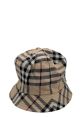 Stylish plaid bucket hat featuring a classic design, perfect for fashion-forward casual looks and outdoor adventures.