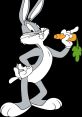 Bugs Bunny happily poses with a carrot, showcasing his iconic charm and playful personality.