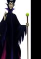 Maleficent character by Susanne Blakeslee, depicted in a dark cloak, holding a staff with a green orb, exuding a mystical aura.