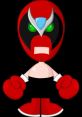Strong Bad, the iconic animated character with a menacing expression, red mask, and boxing gloves, ready for action.