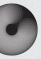 Monochrome spiral design with gradient shading, embodying a modern aesthetic suitable for ros.ario's artistic expressions.
