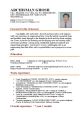 Resume of Archisman Ghosh, a motivated civil engineer with extensive experience in project management and engineering principles.