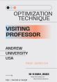 Visiting Professor Jerry Chi presents on optimization techniques at Andrew University, USA, May 10-11, 2023.