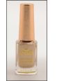 Vegan nail lacquer from AMARI in a sparkling gold shade, perfect for eco-friendly manicures and vibrant nail art.
