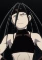 Envy from Full Metal Alchemist Brotherhood features a confident pose with distinct long hair and a dark outfit.