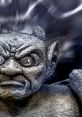 Close-up of a menacing evil figure with sharp features and intense eyes, exuding an aura of darkness and malevolence.
