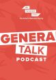 General Talk podcast logo featuring bold red text, promoting discussions on various topics with Daniel from itzultrascout.