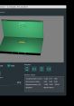 Foldable device interface displaying sensor values and controls, showcasing innovative technology and user interaction.