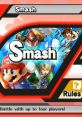 Annonceur Smash (Français) avec Mario, Link, Samus et Pit, offrant un combat multijoueur jusqu'à quatre joueurs.