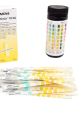 Siemens Multistix 10 SG test strips and container for urinalysis, essential for quick health assessments and diagnostics.