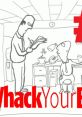 Whack Your Boss gameplay scene featuring a frustrated employee and a demanding boss in a cartoon office setting.