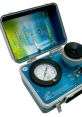 Test Model 600 device for measuring plant stress, featuring a gauge and instructional manual in a protective case.