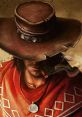 Silas Greaves, the iconic cowboy character, wearing a wide-brimmed hat and smoking a cigar, exudes a rugged, mysterious vibe.
