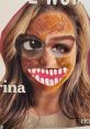 Creative mashup art featuring a woman's face with unique, playful elements and exaggerated features. Snappybakes inspired design.