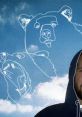 Csaba Klement with bear sketches in the sky, showcasing a blend of nature and artistry in a captivating scene.