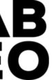 Bold black lettering spelling "ABEO," representing the brand identity in a modern and minimalistic style.