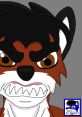 Angry cartoon character Jason with fierce expression and sharp teeth, showcasing intense emotion and vivid design.