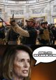 Chaos inside the Capitol as protesters clash; Nancy's frustrated remark about toy guns adds humor to the tension.
